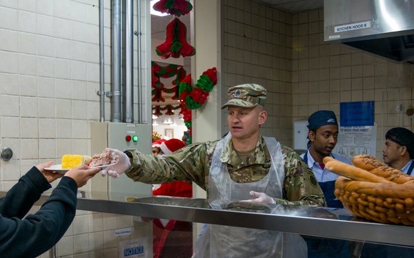 Soldiers and Civilians Celebrate Christmas at Camp Arifjan