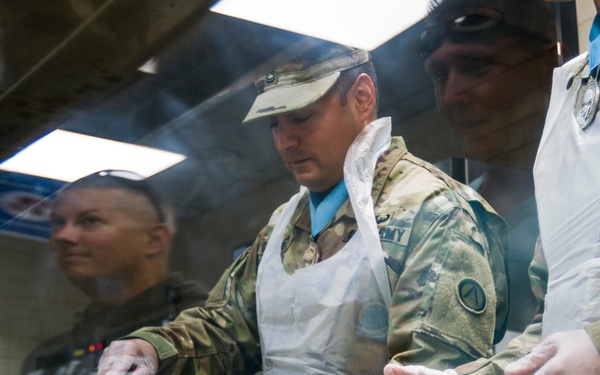 Soldiers and Civilians Celebrate Christmas at Camp Arifjan