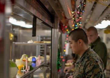 Christmas Dinner aboard the USS Arlington