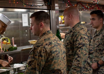 Christmas Dinner aboard the USS Arlington