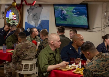 Christmas Dinner aboard the USS Arlington