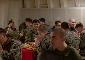 Christmas Dinner aboard the USS Arlington