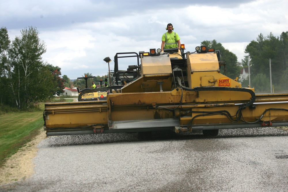 2015 road work at Fort McCoy