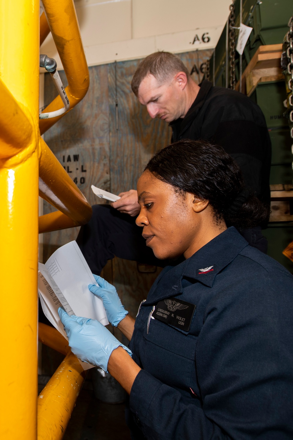 Fire Main System Flush Aboard USS Somerset