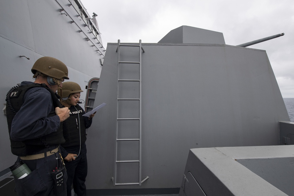 MK-46 30mm Gun Shoot Aboard USS Somerset