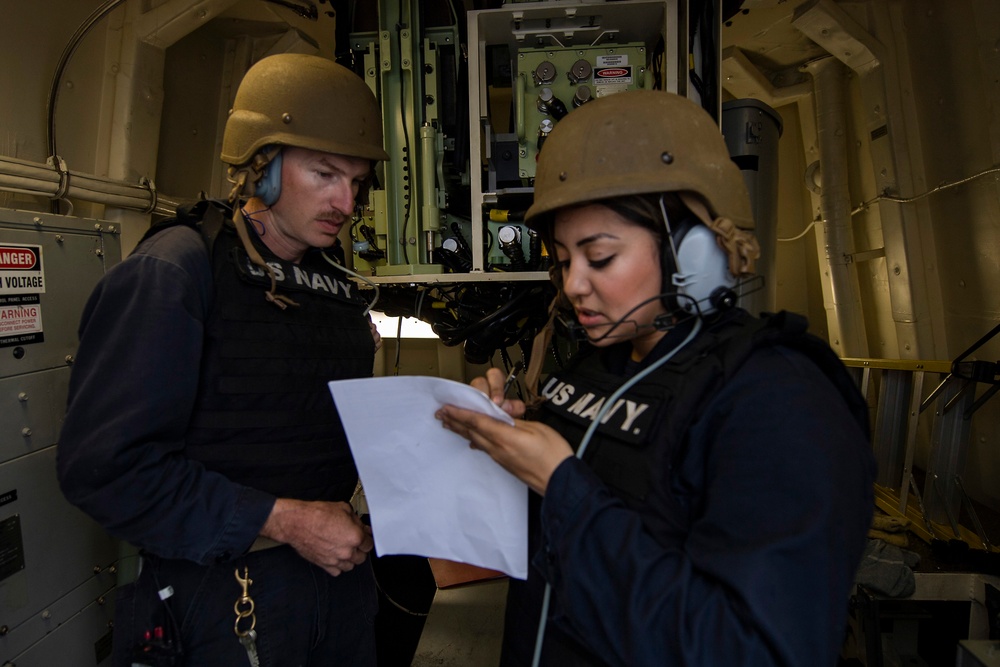 MK-46 30mm Gun Shoot Aboard USS Somerset