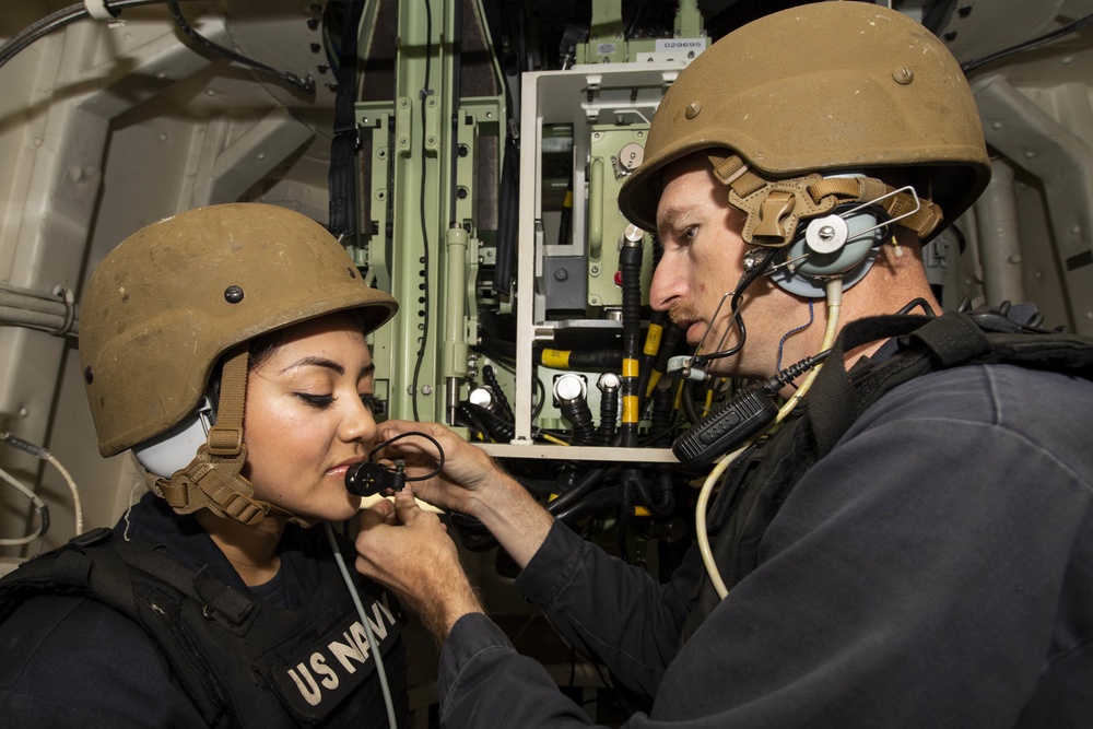 MK-46 30mm Gun Shoot Aboard USS Somerset