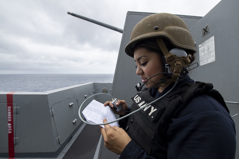 MK-46 30mm Gun Shoot Aboard USS Somerset