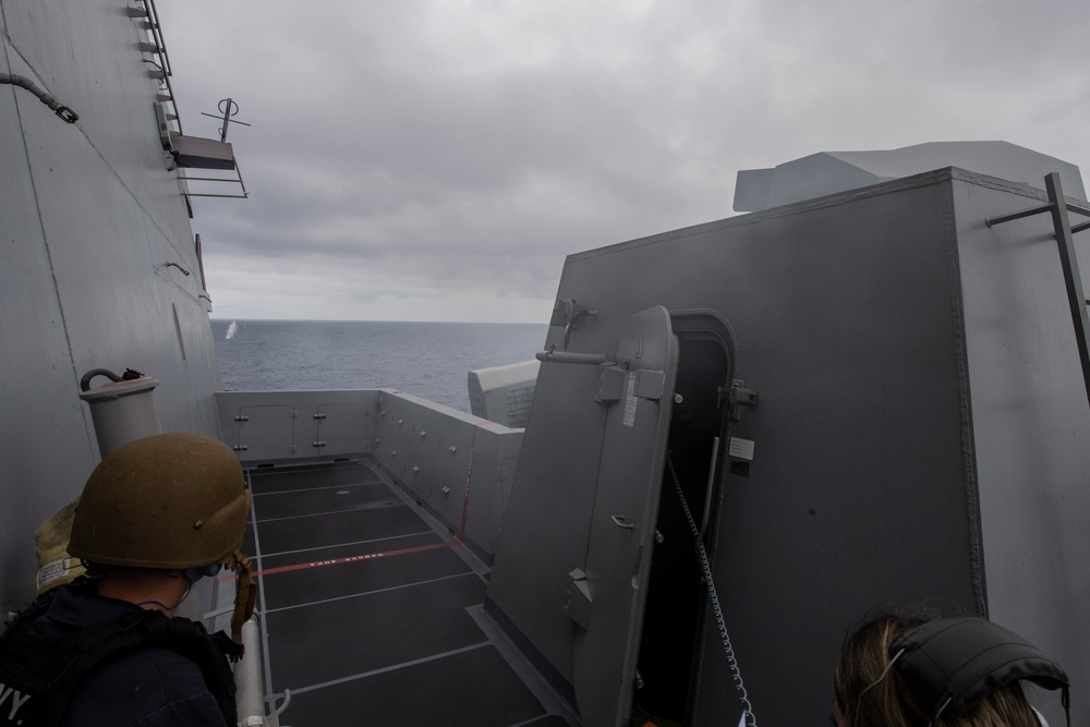 MK-46 30mm Gun Shoot Aboard USS Somerset