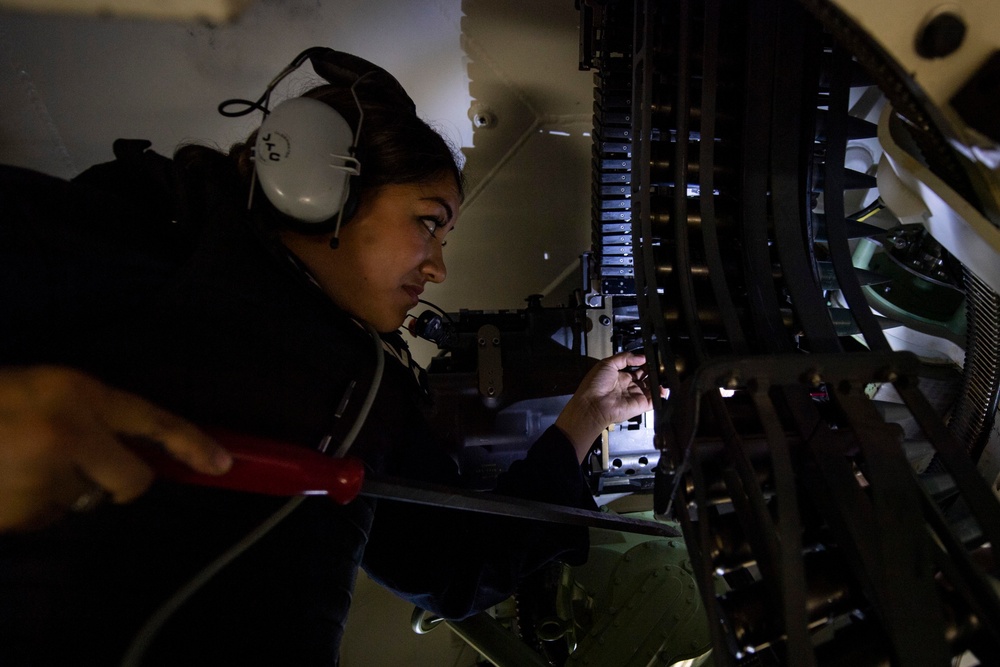 MK-46 30mm Gun Shoot Aboard USS Somerset