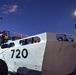 Past and present Coast Guard Cutter Sherman crewmembers honor the cutter’s final colors