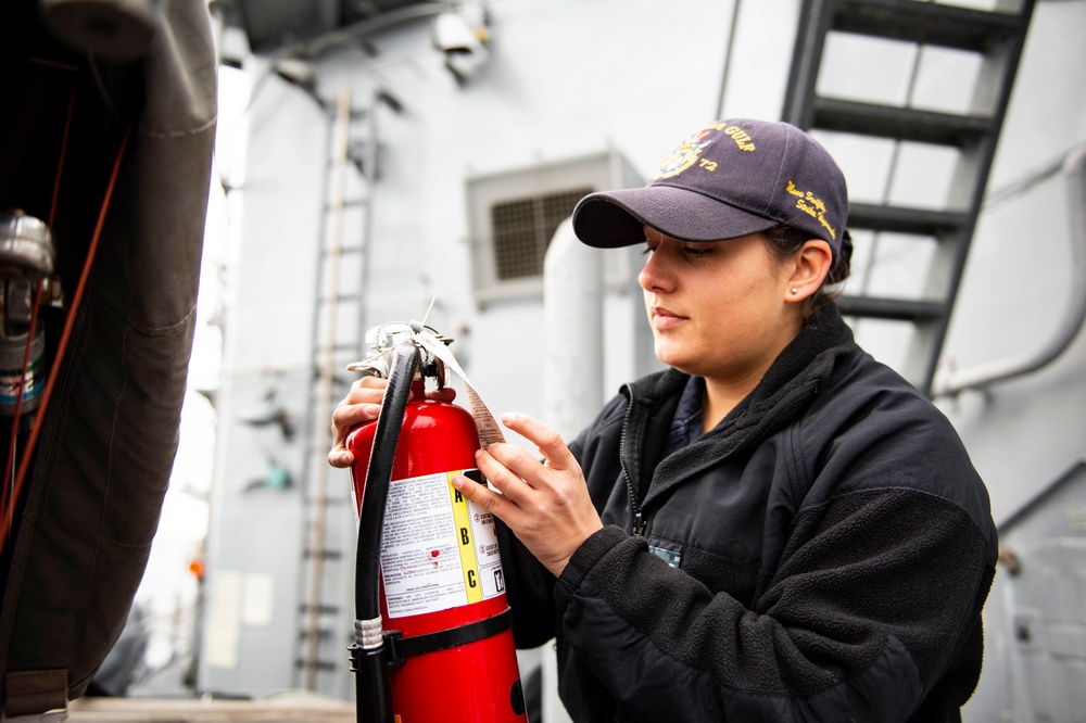 Maintenance on Fire Extinguisher