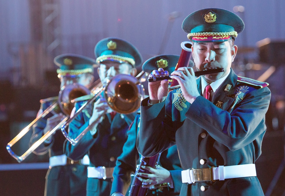 Live at Budokan: U.S. Army Japan Band wows crowd at Japan Self-Defense Forces Marching Festival