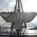 Constitution Sailors Furl 'Old Ironsides' Main Topsail