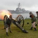 USS Thomas Hudner Enters Boston Harbor