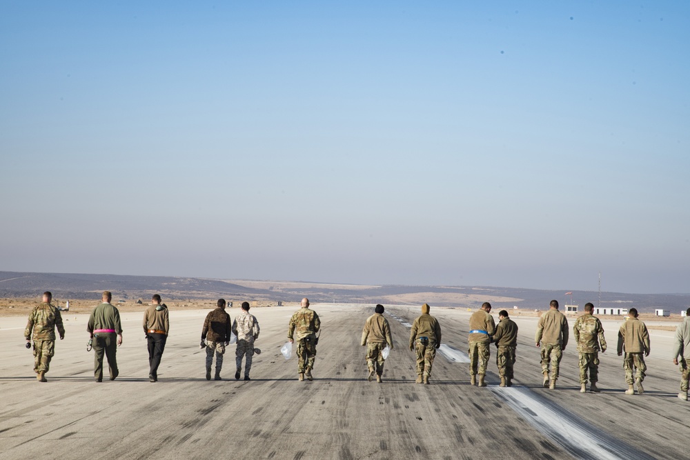 332 AEW conducts joint FOD walk