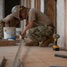 U.S. Navy Seabees near completion of Ali Oune Medial Clinic