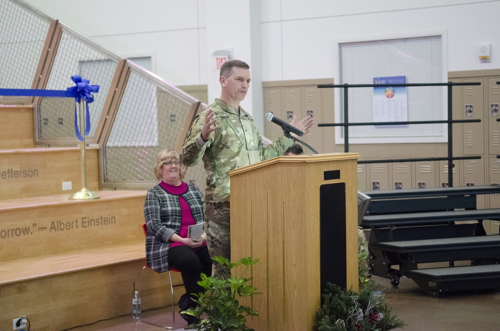 Officials celebrate new Fort Campbell High School