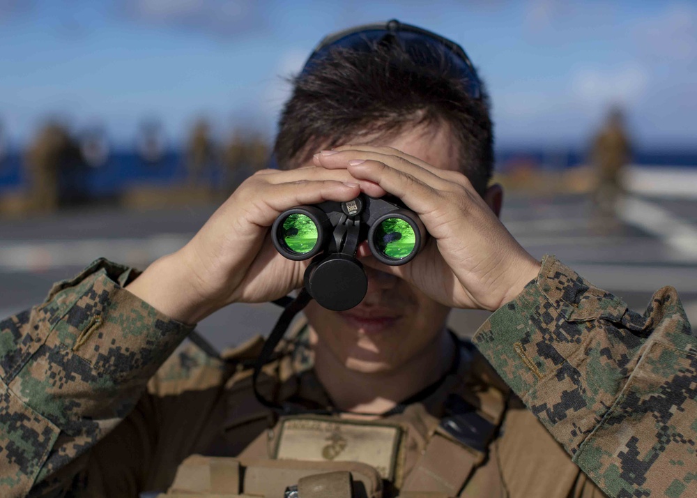 CLB 22 and BLT ½ deck shoot on the USS Arlington