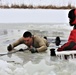 Cold-water immersion training by CWOC students at Fort McCoy