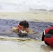 Cold-water immersion training by CWOC students at Fort McCoy