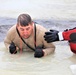 Cold-water immersion training by CWOC students at Fort McCoy