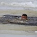 Cold-water immersion training by CWOC students at Fort McCoy