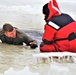 Cold-water immersion training by CWOC students at Fort McCoy