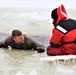 Cold-water immersion training by CWOC students at Fort McCoy