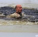 Cold-water immersion training by CWOC students at Fort McCoy