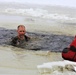 Cold-water immersion training by CWOC students at Fort McCoy