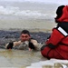 Cold-water immersion training by CWOC students at Fort McCoy