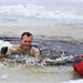 Cold-water immersion training by CWOC students at Fort McCoy