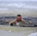 Cold-water immersion training by CWOC students at Fort McCoy