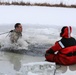 Cold-water immersion training by CWOC students at Fort McCoy