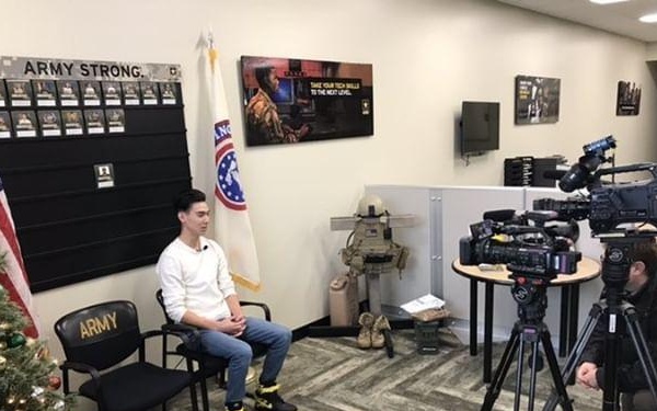 Three Meridian brothers join Army together