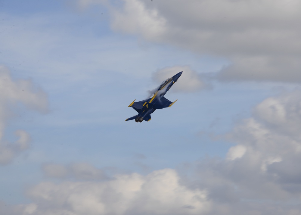 Blue Angels take guest soaring into the clouds