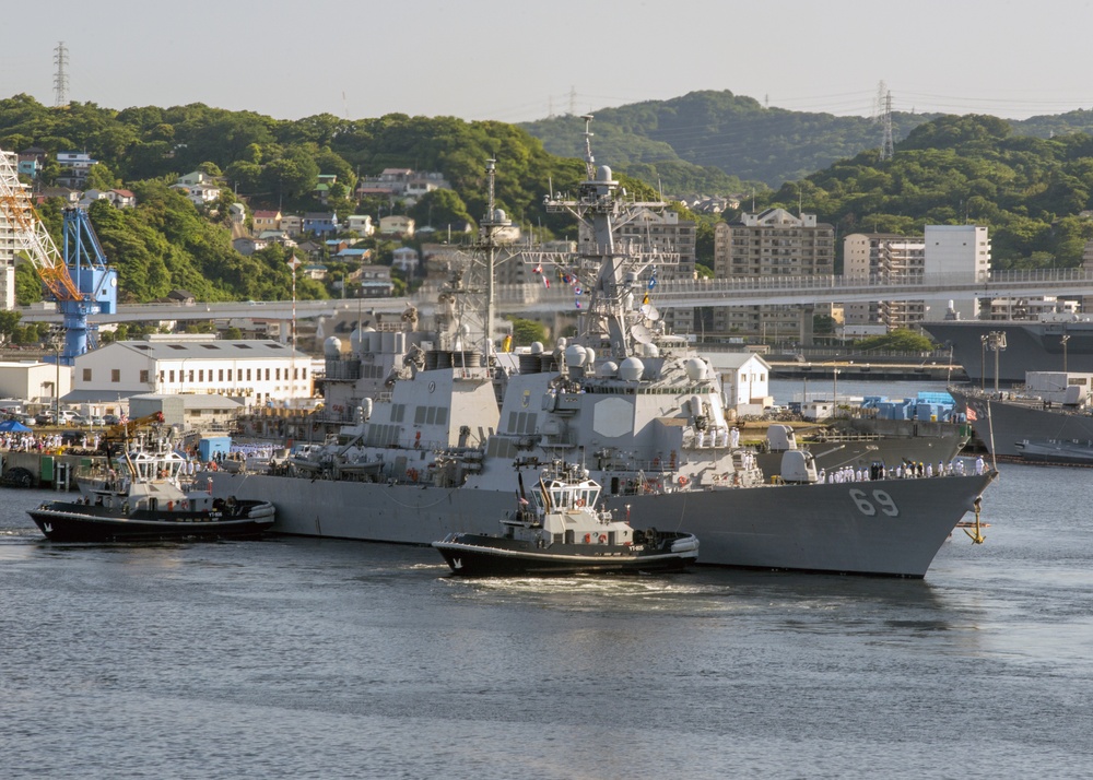 USS Milius Joins Forward Deployed Naval Forces in Yokosuka, Japan USS Milius Joins Forward Deployed Naval Forces in Yokosuka, Japan