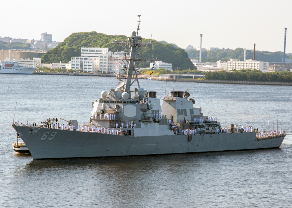 USS Milius Joins Forward Deployed Naval Forces in Yokosuka, Japan