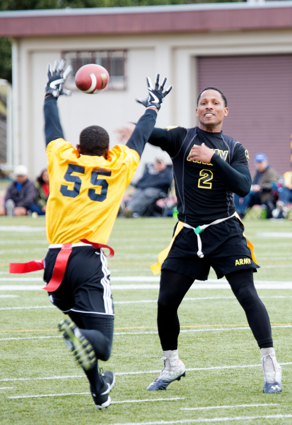 Army beats Navy 27-19 in annual flag football matchup at Camp Zama