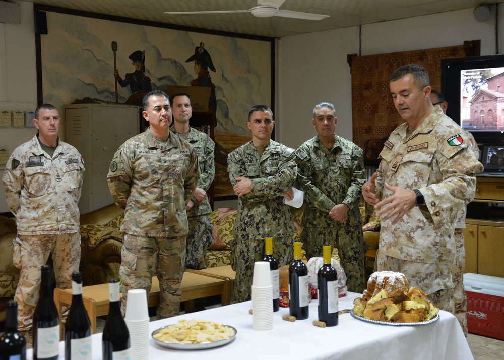 CJTF-HOA, coalition military partners meet for Italian cultural exchange