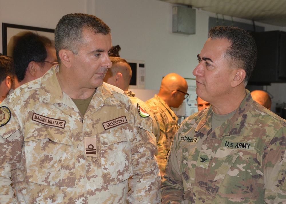 CJTF-HOA, coalition military partners meet for Italian cultural exchange