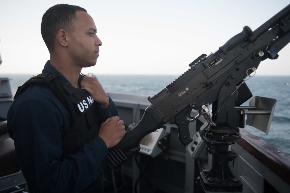 USS Chung-Hoon transits the Bab al-Mandeb Strait