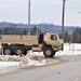 Military vehicle operations at Fort McCoy