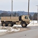 Military vehicle operations at Fort McCoy