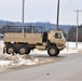 Military vehicle operations at Fort McCoy