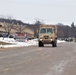 Military vehicle operations at Fort McCoy