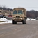 Military vehicle operations at Fort McCoy