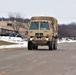 Military vehicle operations at Fort McCoy