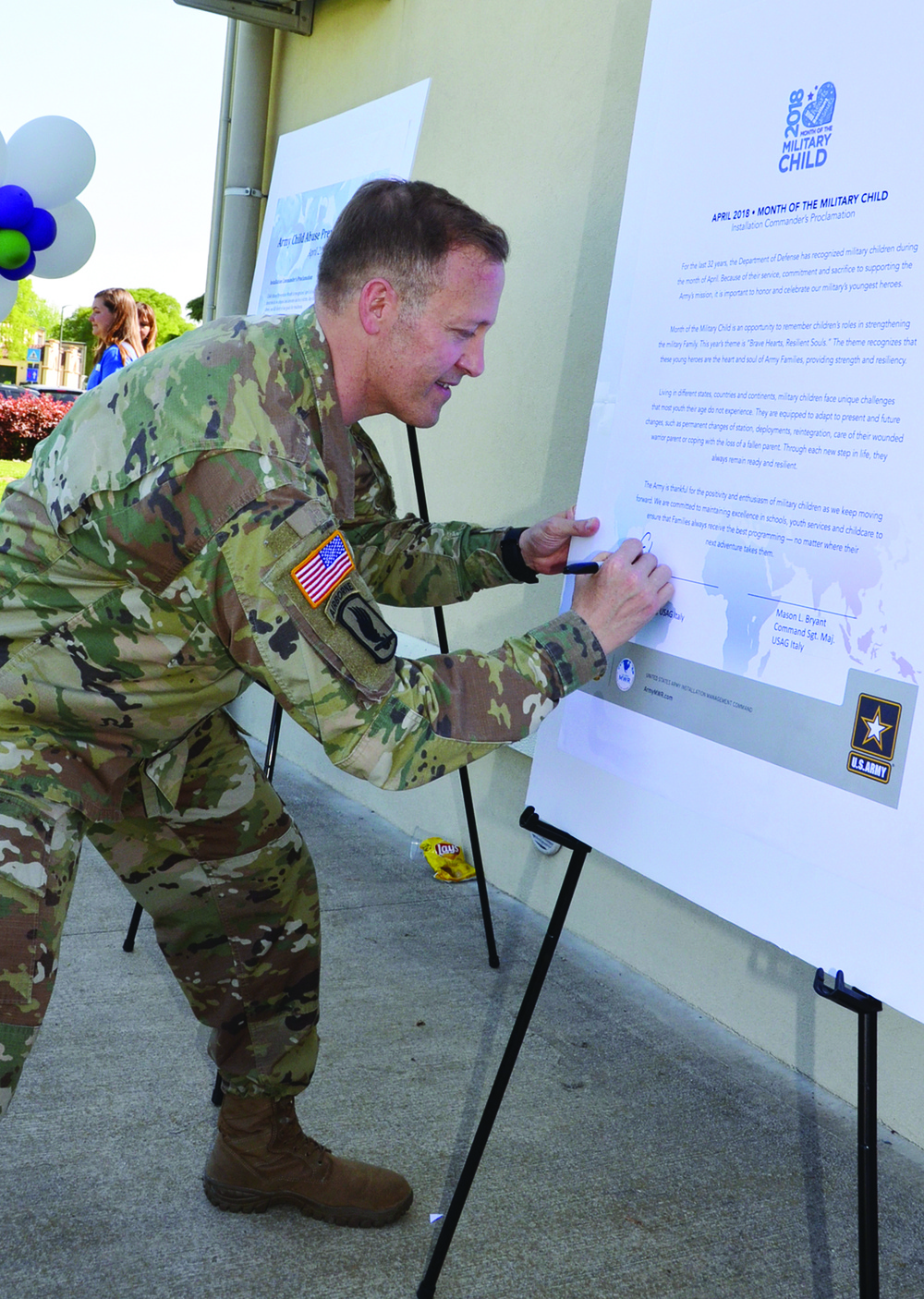 Month of the Military Child event